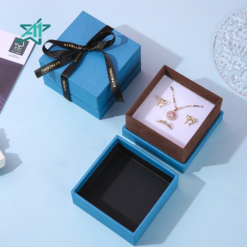 2024JB573- Heaven And Earth Cover Jewelry Gift Box Necklace Pendant Ring Earring Box Paper Jewelry Box Cardboard Paper Jewelry Box 